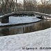 Пешеходный мост через реку Яузу в городе Москва