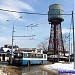 Здесь стояла водонапорная башня гиперболоидной конструкции в городе Подольск