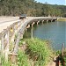 Ponte sobre braço da Represa do Rio Juqueri na Mairiporã city