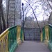 Пешеходный мост через реку Яузу в городе Москва
