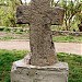 Stone cross in Zhytomyr city