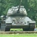 Czołg T-34/85 in Braniewo city