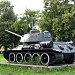 Czołg T-34/85 in Braniewo city