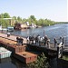 Понтонный мост в городе Чернобыль