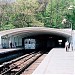 Dnipro metro station in Kyiv city
