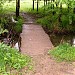 Пешеходный мост через канал в городе Москва