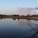 Плотина-дамба в городе Москва