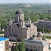 Территория Свято-Георгиевского храма в городе Макеевка