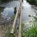 Пешеходный мостик через канаву в городе Москва