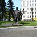 Monument to President Dr. Kārlis Ulmanis in Riga city