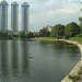 Пруд у Каменной плотины (Мосфильмовский пруд, Гладышевское озеро) в городе Москва