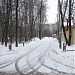 Сохранившаяся трасса Вокзальной ул. в посёлке им. Ларина в городе Москва