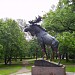 Скульптура «Лось» в городе Выборг