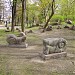 Sculpture garden in Vyborg city