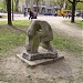 Sculpture garden in Vyborg city