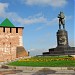 Памятник В. П. Чкалову в городе Нижний Новгород