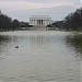 Lincoln Memorial Reflecting Pool in Washington, D.C. city