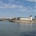 Устье реки Омь при впадении в реку Иртыш в городе Омск