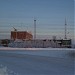 Post-office, telephone in Igarka city