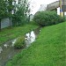 Сточная канава с болотом в городе Москва