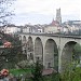 Zähringer-Brücke in Stadt Freiburg im Üechtland