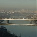 Нагатинский совмещённый мост через реку Москву в городе Москва