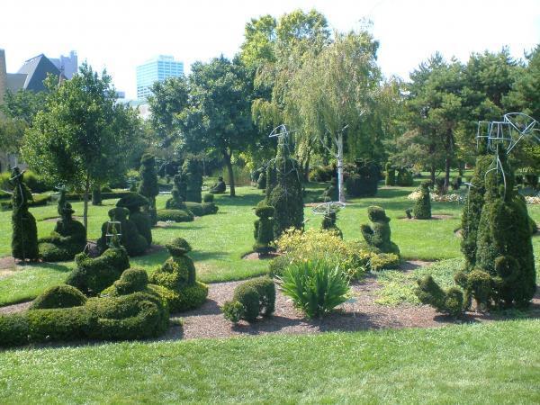Old Deaf School Topiary Park Columbus Ohio