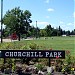 Churchill Park in Saskatoon city