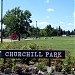 Churchill Park in Saskatoon city