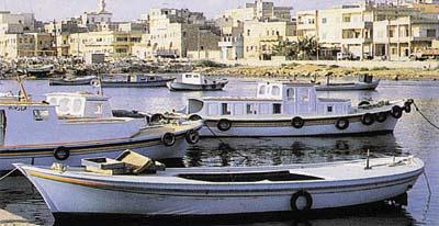 مرفأ السفن في جزيرة ارواد