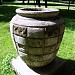 Каменная ваза в городе Рига