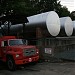 Erwin Oil Co. tanks in Durham, North Carolina city