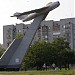 Самолёт-памятник  МиГ-17 в городе Бердянск
