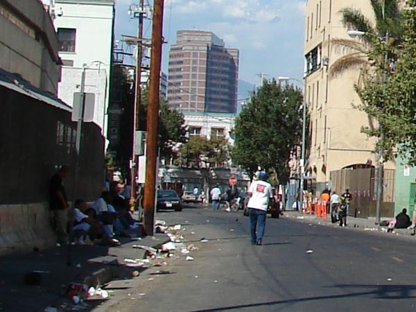 Central City East (Skid Row) Los Angeles California