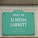 Praça de Almeida Garrett na Porto city