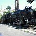 D51-516 Steam Locomotive and turntable on display. in Yokohama city