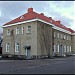 Skrunda railway station in Skrunda city