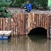 Устье коллектора реки Жабёнки в городе Москва