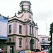 Igreja N.S. do Rosário e praça na Jacareí city