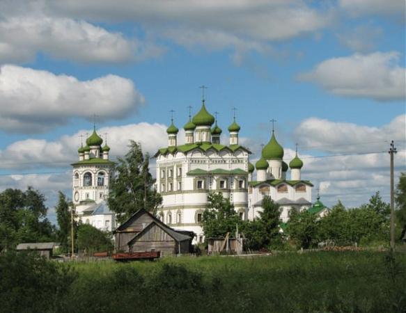 Николо Вяжищский монастырь осень