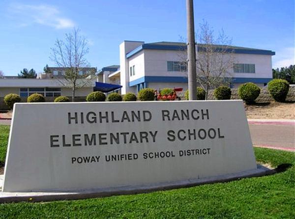 Photos of Highland Ranch Elementary, San Diego.