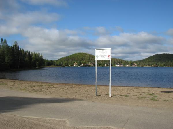 Plage lac Ménard #1