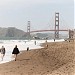 Marshall's Beach in San Francisco, California city