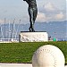 Willie McCovey Statue in San Francisco, California city