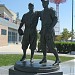 Statue of Pee Wee Reese and Jackie Robinson in New York City, New York city