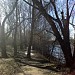 Прогулочная зона за территорией ГКНПЦ им. М.В. Хруничева в городе Москва