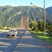 Monumento nacional Puente Presidente Ibáñez en la ciudad de Puerto Aysen