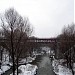 Прежний мост Малого кольца Московской железной дороги через р. Яузу в городе Москва
