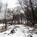 Прогулочная зона на берегу реки Яузы в городе Москва