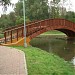 Пешеходный мост через реку Яузу в городе Москва